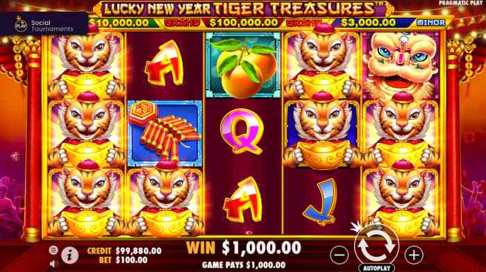 Strategi terbaik jackpot slot Lucky New Year Tiger Treasures
